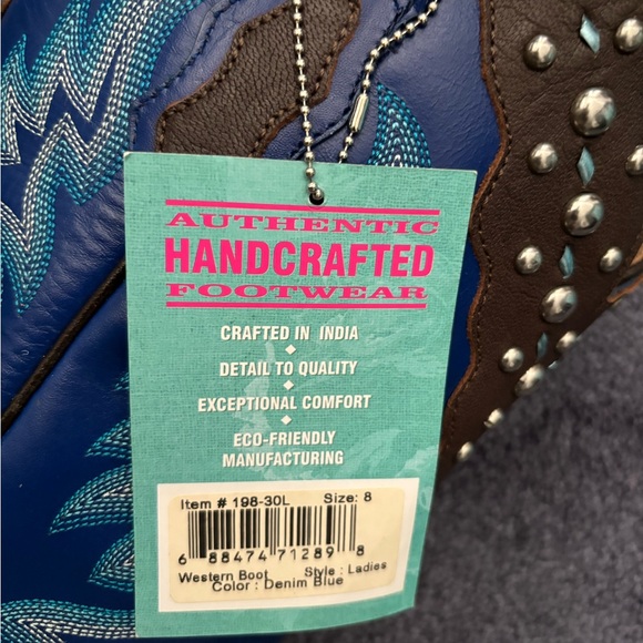 Ladies Cowboy Boots Size 8 - Picture 3 of 5